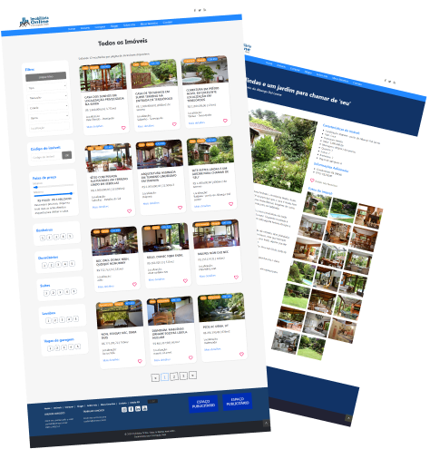 Site para imobiliria e corretores de imveis
