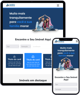 Site para imobiliria e corretores de imveis